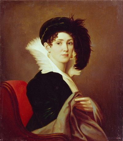 Portret van Maria Petrovna Buyalskaya, 1824 door Alexei Yegorovich Yegorov