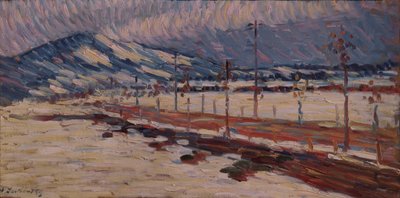 Een brug door Alexej von Jawlensky