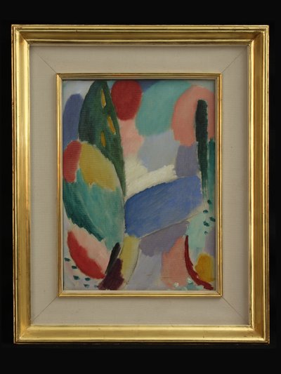 Blauwe Straat, 1916 door Alexej von Jawlensky