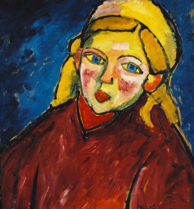 Kind met Blauwe Ogen door Alexej von Jawlensky