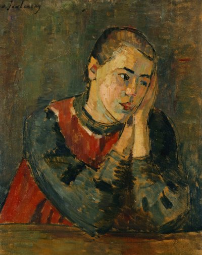Kind met geschoren hoofd, 1906 door Alexej von Jawlensky
