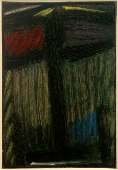 Grote meditatie: De winternacht door Alexej von Jawlensky