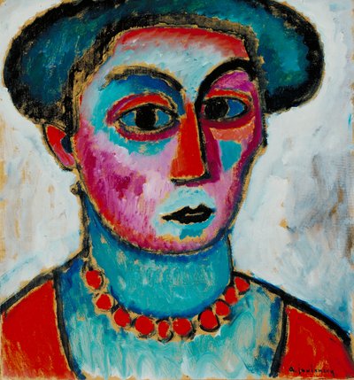 Hoofd van een vrouw, c.1912 door Alexej von Jawlensky