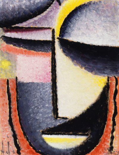 Innerlijk zicht, 1928 door Alexej von Jawlensky