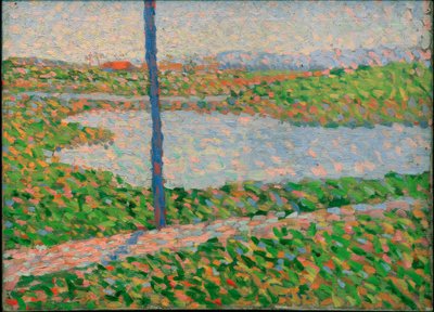 Landschap met meer door Alexej von Jawlensky