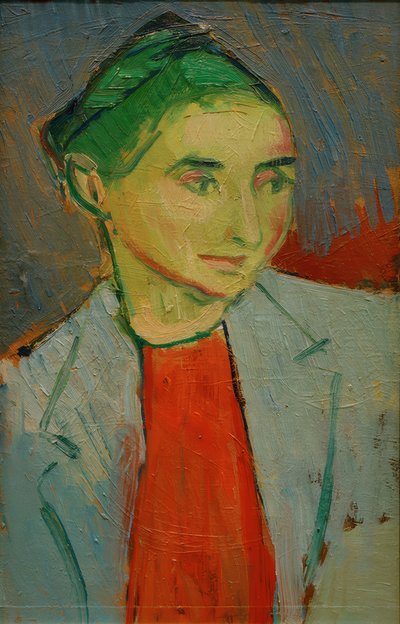 Lets meisje door Alexej von Jawlensky