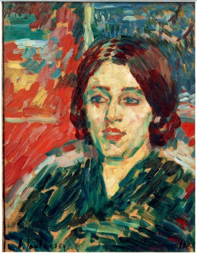 Madame Curie I door Alexej von Jawlensky