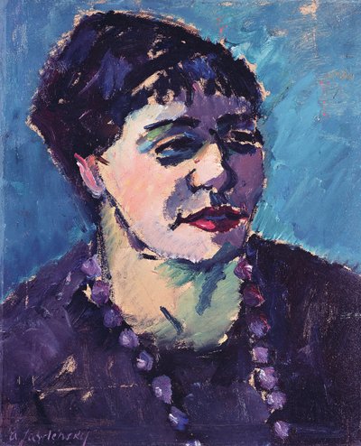 Portret van mevrouw Epstein door Alexej von Jawlensky