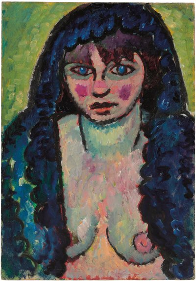 Portret van een vrouw, ca. 1912 door Alexej von Jawlensky