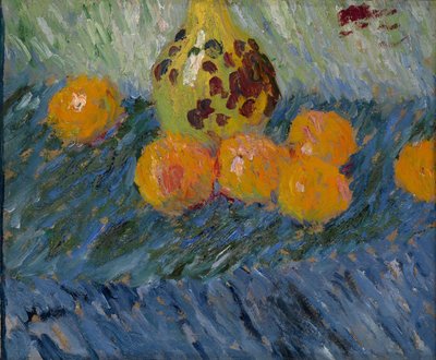 Stilleven met sinaasappels door Alexej von Jawlensky