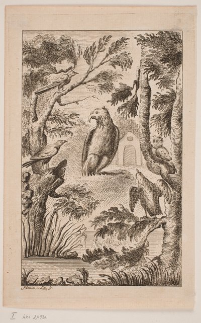 De Adelaar en een Vergadering van Vogels door Alexia von Lode