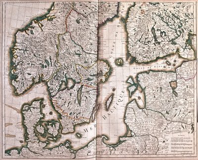Noorwegen, Denemarken, Finland en de Oostzee - door A door Alexis Hubert Jaillot
