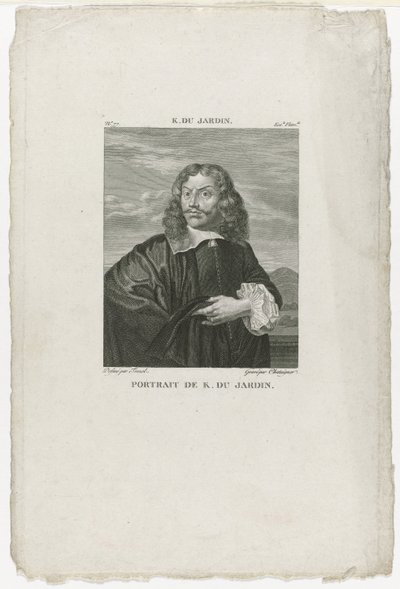 Portret van Karel Dujardin (Galerie du Musée Napoléon) door Alexis Chataigner
