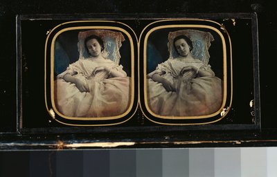 Slapende Vrouw in Witte Jurk, ca. 1851-1855 door Alexis Louis Charles Arthur Gouin