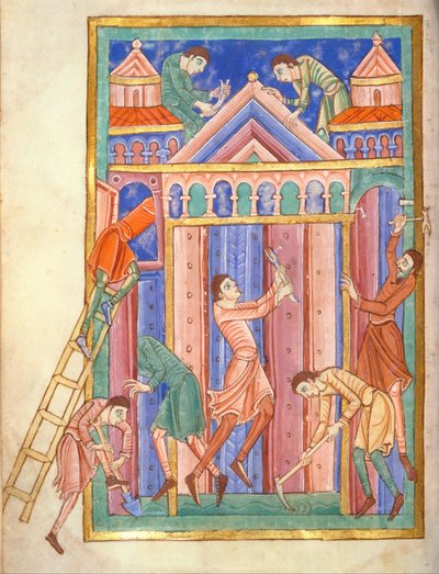 Dieven breken in de Begrafeniskerk van St. Edmund door Alexis Master