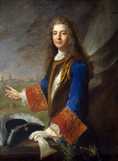 Charles Francois Marie de Custine, Chevalier de Wiltz door Alexis Simon Belle