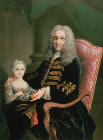 Dubbelportret door Alexis Simon Belle