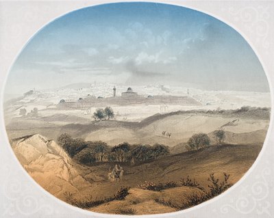 Jeruzalem, gegraveerd door Albert Henry Payne (1812-1902) frontispice voor 