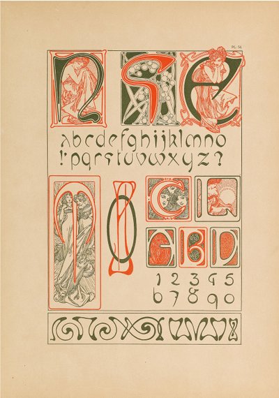 Documents Décoratifs, 1902 door Alfons Marie Mucha