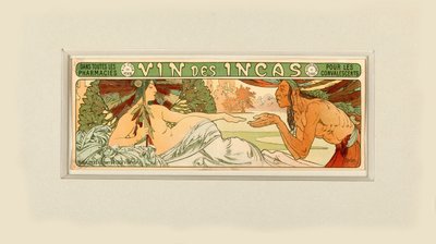 Vin des Incas, 1897 door Alfons Marie Mucha