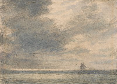 Avond op Zee door Alfred Abram Constable