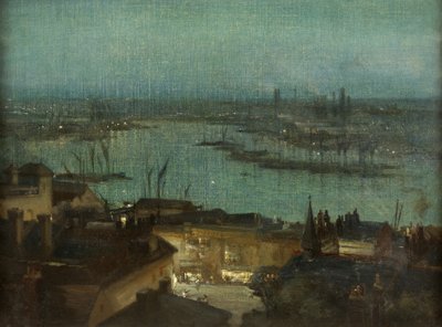 Avond, Rochester door Alfred Bentley