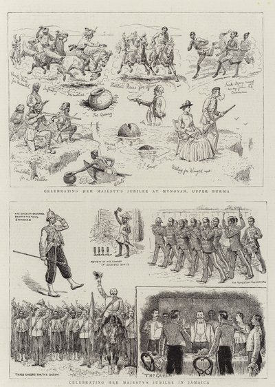 Het vieren van de jubileum van Hare Majesteit door Alfred Chantrey Corbould