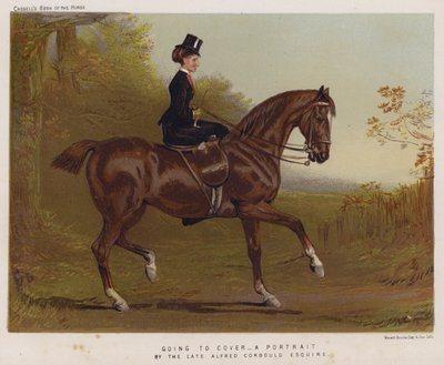 Op weg naar de dekking door Alfred Chantrey Corbould