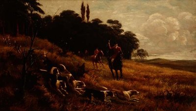 Volle Jacht door Alfred Charles Havell