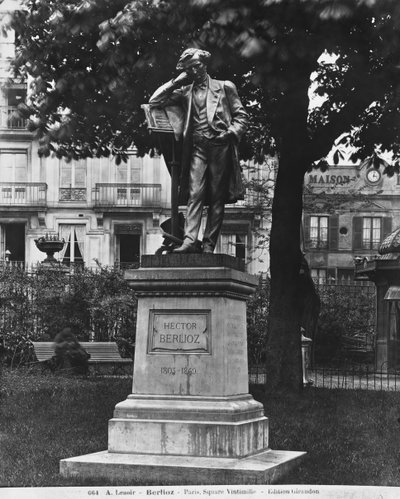 Monument voor Hector Berlioz, Square Vintimille, 1884 door Alfred Charles Lenoir