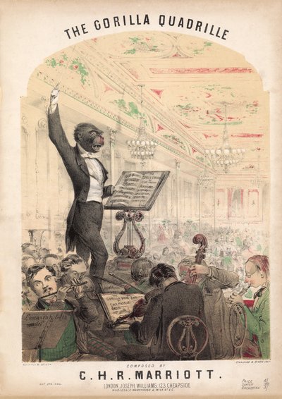 De Gorilla Quadrille door Alfred Concanen