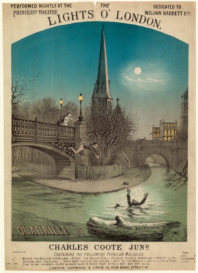 De lichten van Londen door Alfred Concanen
