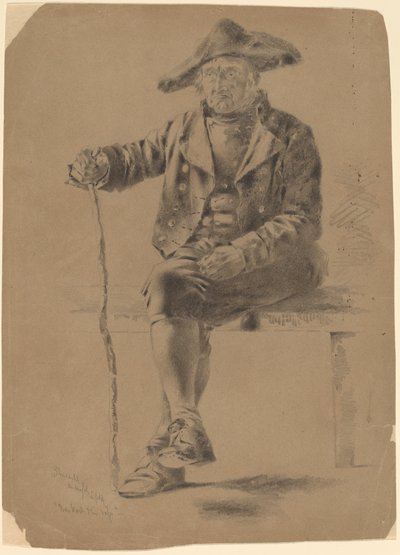 De oude soldaat - Bernkastel door Alfred Cornelius Howland