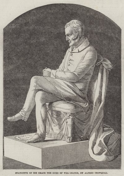 Beeldje van Zijne Genade de Hertog van Wellington door Alfred Crowquill