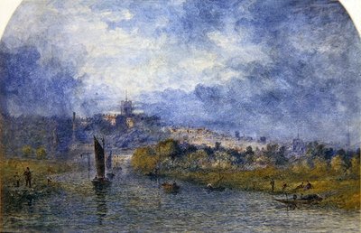 Zonsondergang Over Norwich door Alfred Dawson