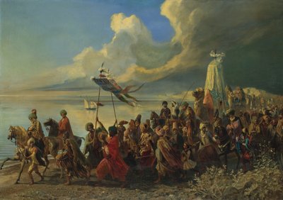 De Hadj door Alfred Dehodencq
