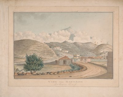 Uitzicht vanaf Martianez, Port Orotava, Tenerife door Alfred Diston