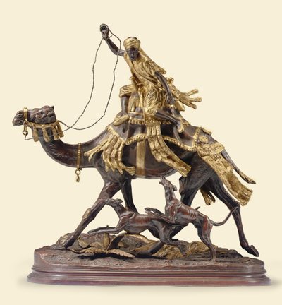 Jacht in de Sahara door Alfred Dubucand