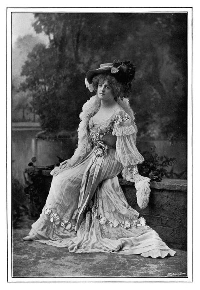 Marie Studholme, Engelse theateractrice, 1901 door Alfred Ellis and Walery