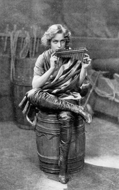 Pauline Chase als Peter Pan, 1908-1909 door Alfred Ellis and Walery
