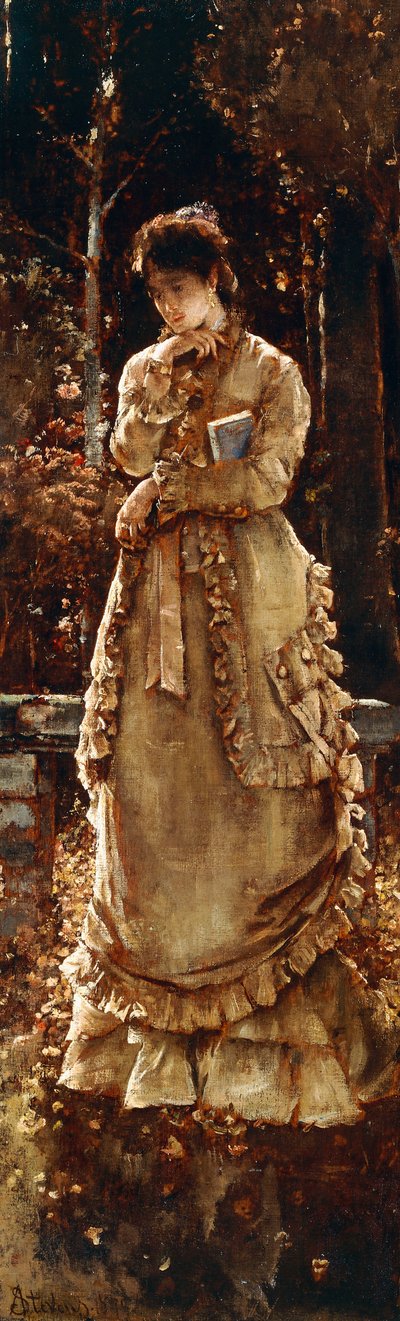 Herfst, 1874 door Alfred Emile Stevens