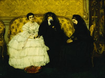 De troost (1857) door Alfred Emile Stevens