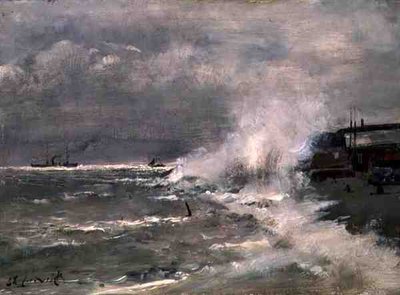 Le Havre door Alfred Emile Stevens