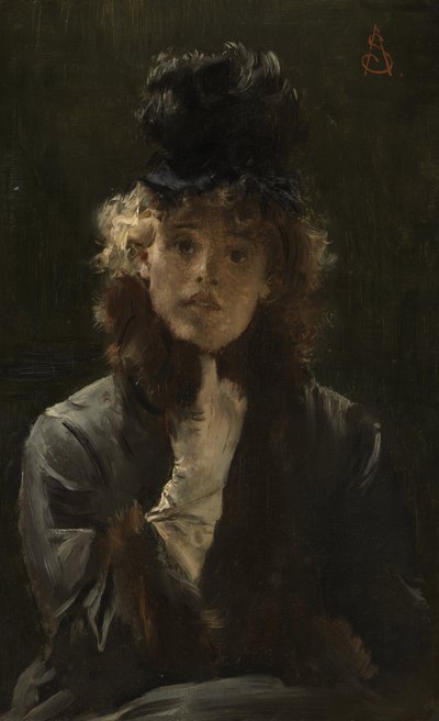 De Parijse Sfinx, ca. 1880 door Alfred Emile Stevens