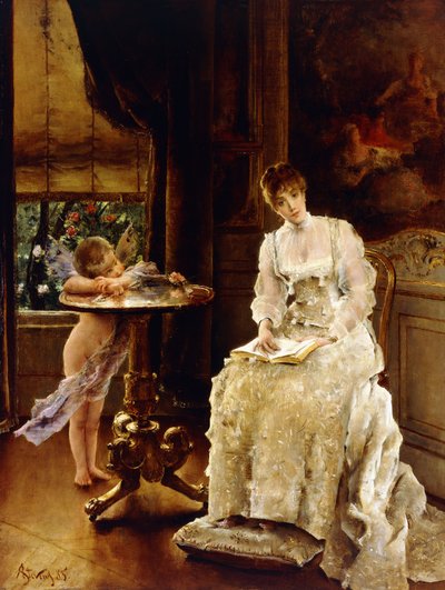 Boodschapper van de Liefde door Alfred Emile Stevens