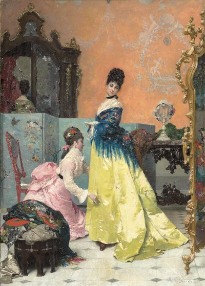 De pasvorm door Alfred Emile Stevens