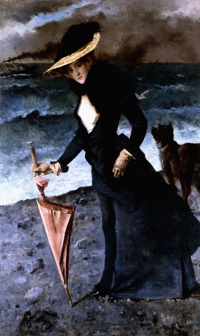 De Storm, 1891 door Alfred Emile Stevens