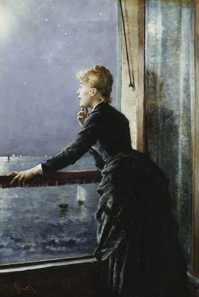 De Melkweg; La Voie Lactee door Alfred Emile Stevens