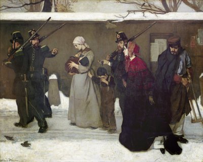 Wat Vagebondage Wordt Genoemd of, De Jagers van Vincennes, 1854 door Alfred Emile Stevens