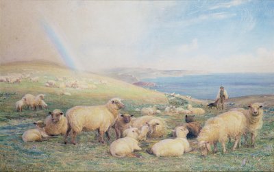 Op de Heuvel in de Lente, Amberley, 1888 door Alfred Fitzwalter Grace